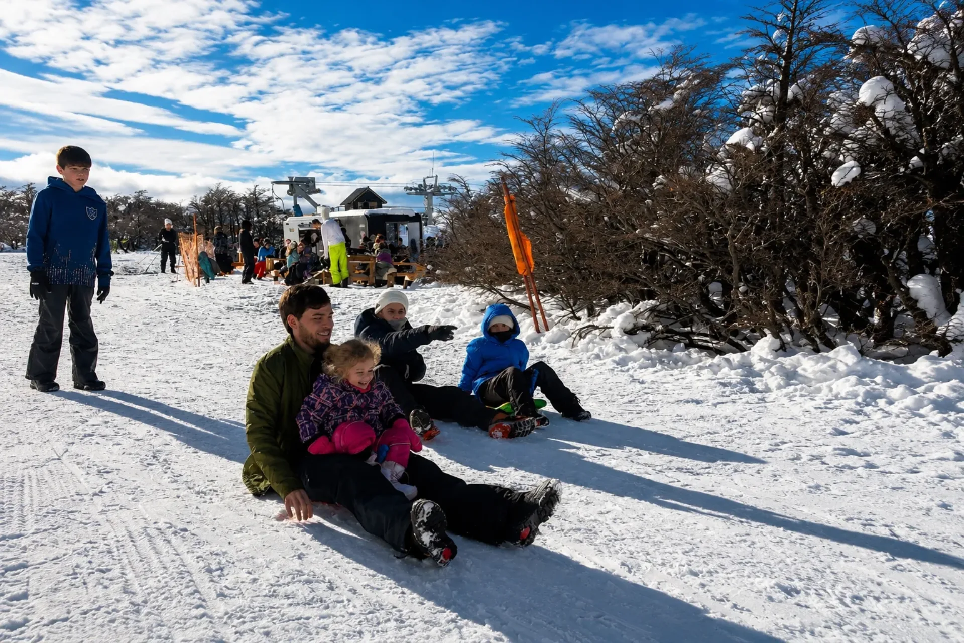 Skibunda no Cerro Perito Moreno